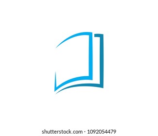 Book Education Logo Template vector illustration design