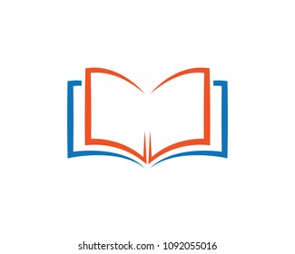 Book Education Logo Template vector illustration design