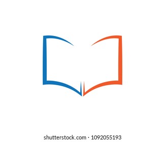 Book Education Logo Template vector illustration design