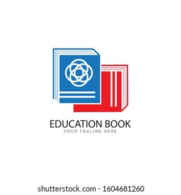 Book Education Logo Template vector illustration design