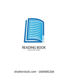 Book Education Logo Template vector illustration design
