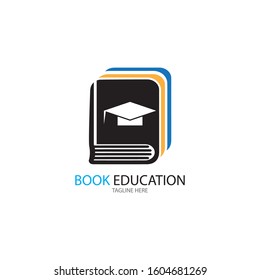 Book Education Logo Template vector illustration design
