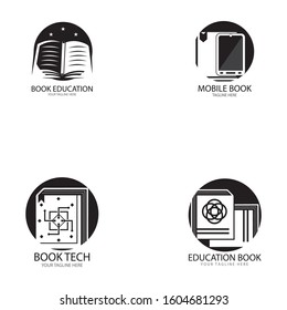 Book Education Logo Template vector illustration design