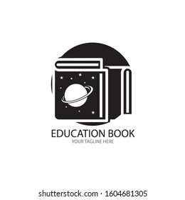 Book Education Logo Template vector illustration design