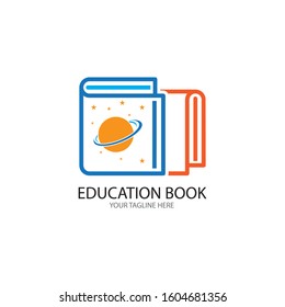 Book Education Logo Template vector illustration design