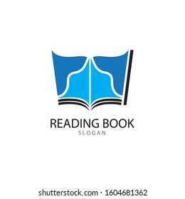 Book Education Logo Template vector illustration design