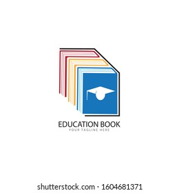 Book Education Logo Template vector illustration design