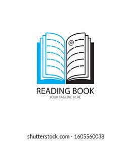 Book Education Logo Template vector illustration design