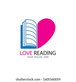 Book Education Logo Template vector illustration design