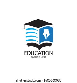 Book Education Logo Template vector illustration design