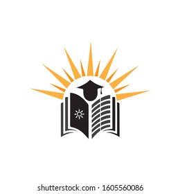 Book Education Logo Template vector illustration design