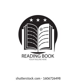 Book Education Logo Template vector illustration design