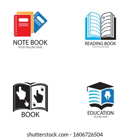 Book Education Logo Template vector illustration design