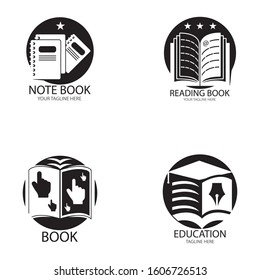 Book Education Logo Template vector illustration design