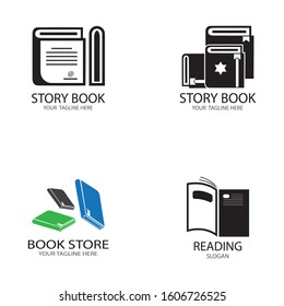 Book Education Logo Template vector illustration design