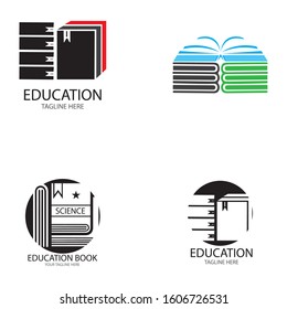 Book Education Logo Template vector illustration design