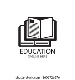 Book Education Logo Template vector illustration design
