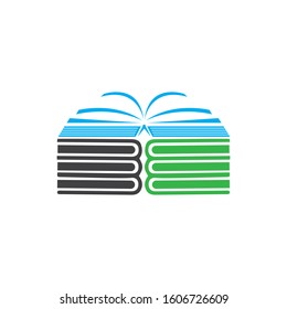 Book Education Logo Template vector illustration design