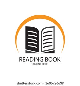 Book Education Logo Template vector illustration design