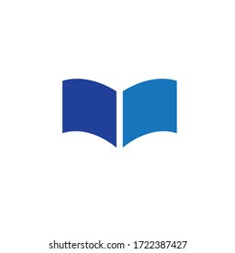 Book education Logo Template vector Illustration design