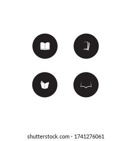 Book education Logo Template vector Illustration design