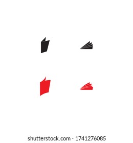 Book education Logo Template vector Illustration design