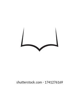 Book education Logo Template vector Illustration design