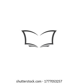 Book education Logo Template vector Illustration design