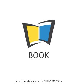 Book education logo template vector design