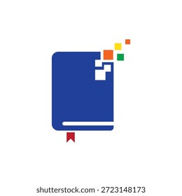 Buchunterricht Logo Vorlage Vektor flache Design