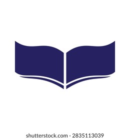 Book education logo template vector flat design