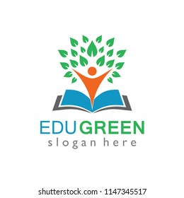 Book education logo in vector