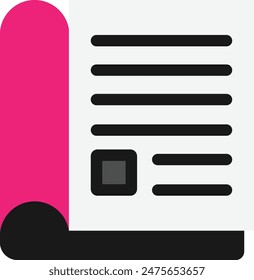 Book Education School Icon Vector Flat Illustration