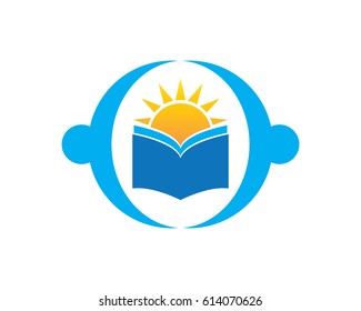 Book Education School Logo