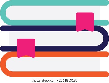 Book Education Study Icon Vector Flat Illustration