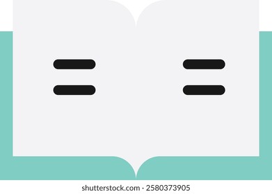 Book Education Study Icon Vector Flat Illustration