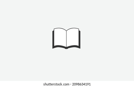 Book education vector logo design	