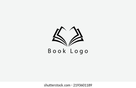 Book Education vector logo design