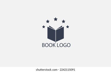 Book Education vector logo design