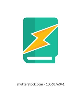 Book Energy Logo Icon Design