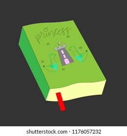 Book fairytale. Book for child