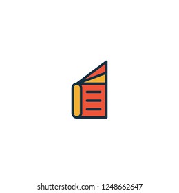 Book File Document Paper Creative Abstract Colorful Logo