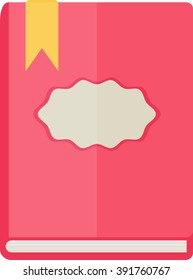 book in flat design
