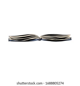 Buchen. Flaches Design. Bildung und Literatur