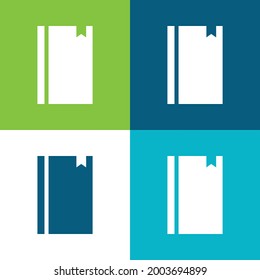 Vierfarbiges Minimalsymbol-Set buchen
