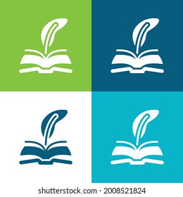 Vierfarbiges Minimalsymbol-Set buchen