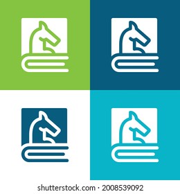 Vierfarbiges Minimalsymbol-Set buchen
