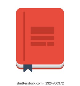 Book flat icon.You can be used book icon for several purposes like: websites, UI, UX, print templates, presentation templates, promotional materials, web and mobile phone apps