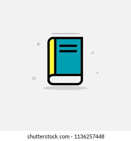 Book Flat Icon Design