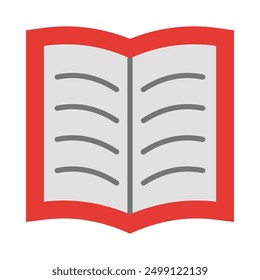 Book Flat Icon Design For Personal nad Commercial Use
